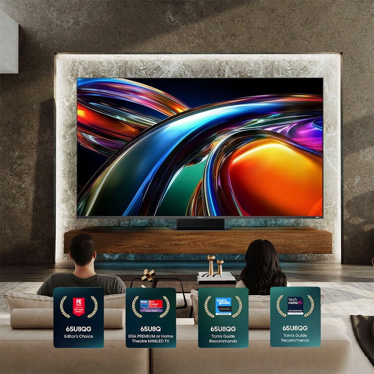 Hisense Pantalla 85" RGB Miniled 4K Smart TV 85UR9SG