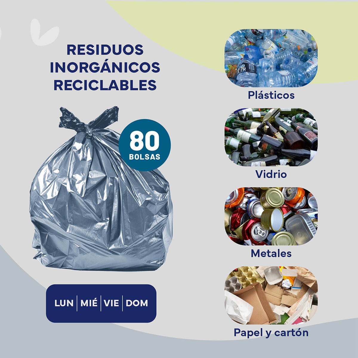 Logar Bolsas para Basura 150 pzas de 49 l