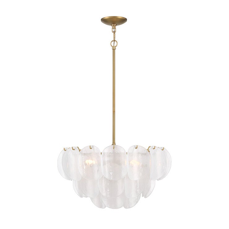 Empire Lighting, Lámpara Colgante con Pantallas de Vidrio Modelo Sutton Empire Lighting, Lámpara Colgante con Pantallas de Vidrio Modelo Sutton