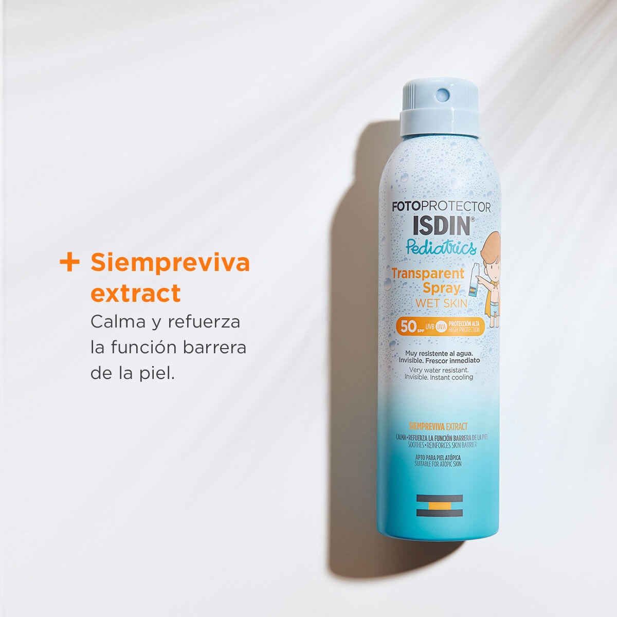 Isdin Fotoprotector FPS50 + Spray Wet Skin Pediátrico 250ml