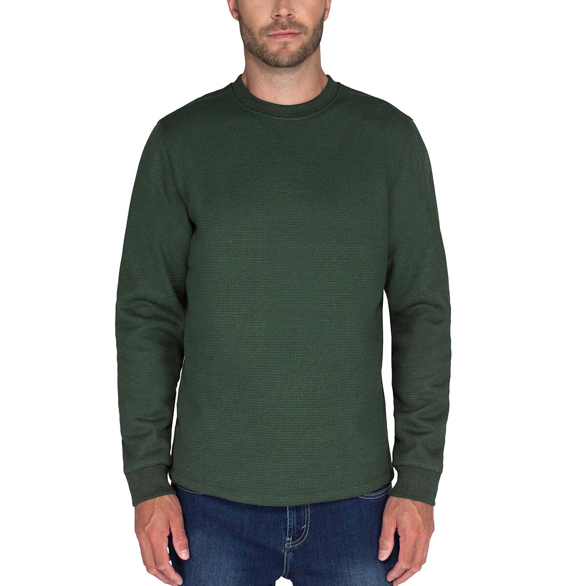 BC Clothing Heritage Suéter para Caballero Verde Cost...