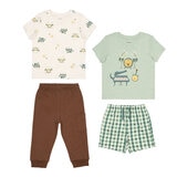 Pekkle Conjunto 4 piezas para Niños y Niñas Varias Tallas y Colores Pekkle Conjunto 4 piezas para Niños y Niñas Varias Tallas y Colores