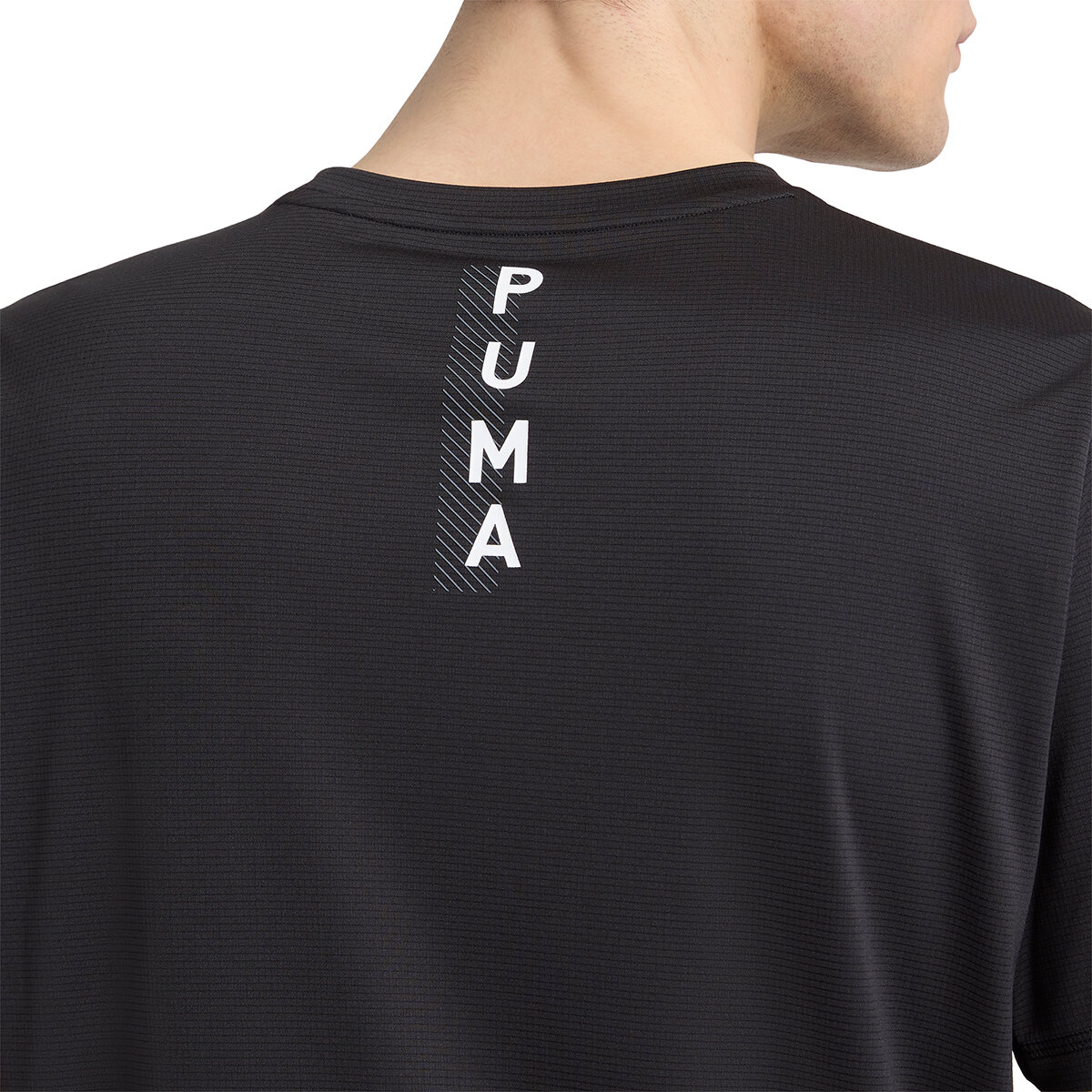 Puma Playera Deportiva para Caballero Negro Chica