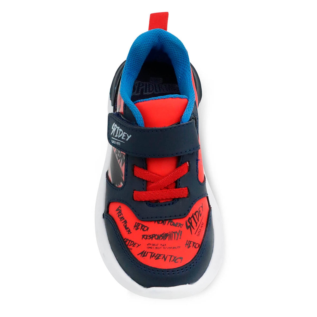 Marvel Spider-Man, Tenis Color Marino-Rojo, para Niño, Varias Tallas
