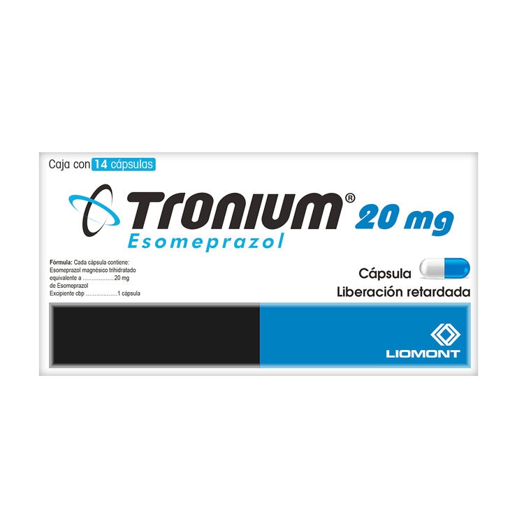 Tronium 20 mg 14 Cápsulas Tronium 20 mg 14 Cápsulas