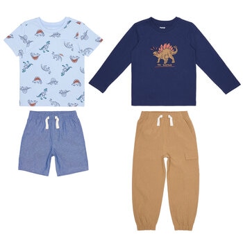 Pekkle Conjunto de 4 piezas para Niños y Niñas Varias Tallas y Colores Pekkle Conjunto de 4 piezas para Niños y Niñas Varias Tallas y Colores