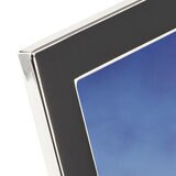 Mikasa Set de 5 Marcos Metálicos Esmaltados, Negro con Plateado