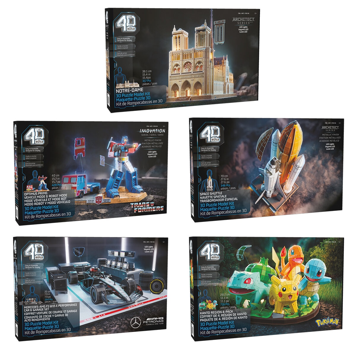 4D Build, Kit de Rompecabezas 3D