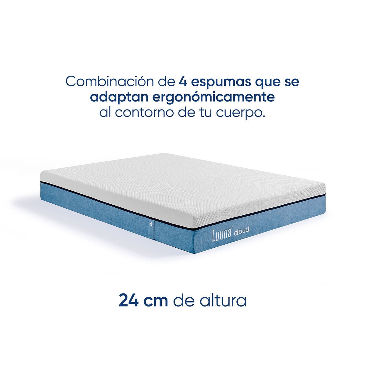 Luuna Cloud, Colchon King, Memory Foam