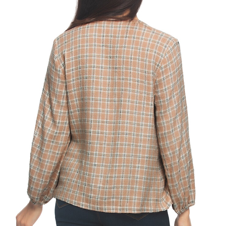 Jezebel Blusa para Dama Café Extra Chica