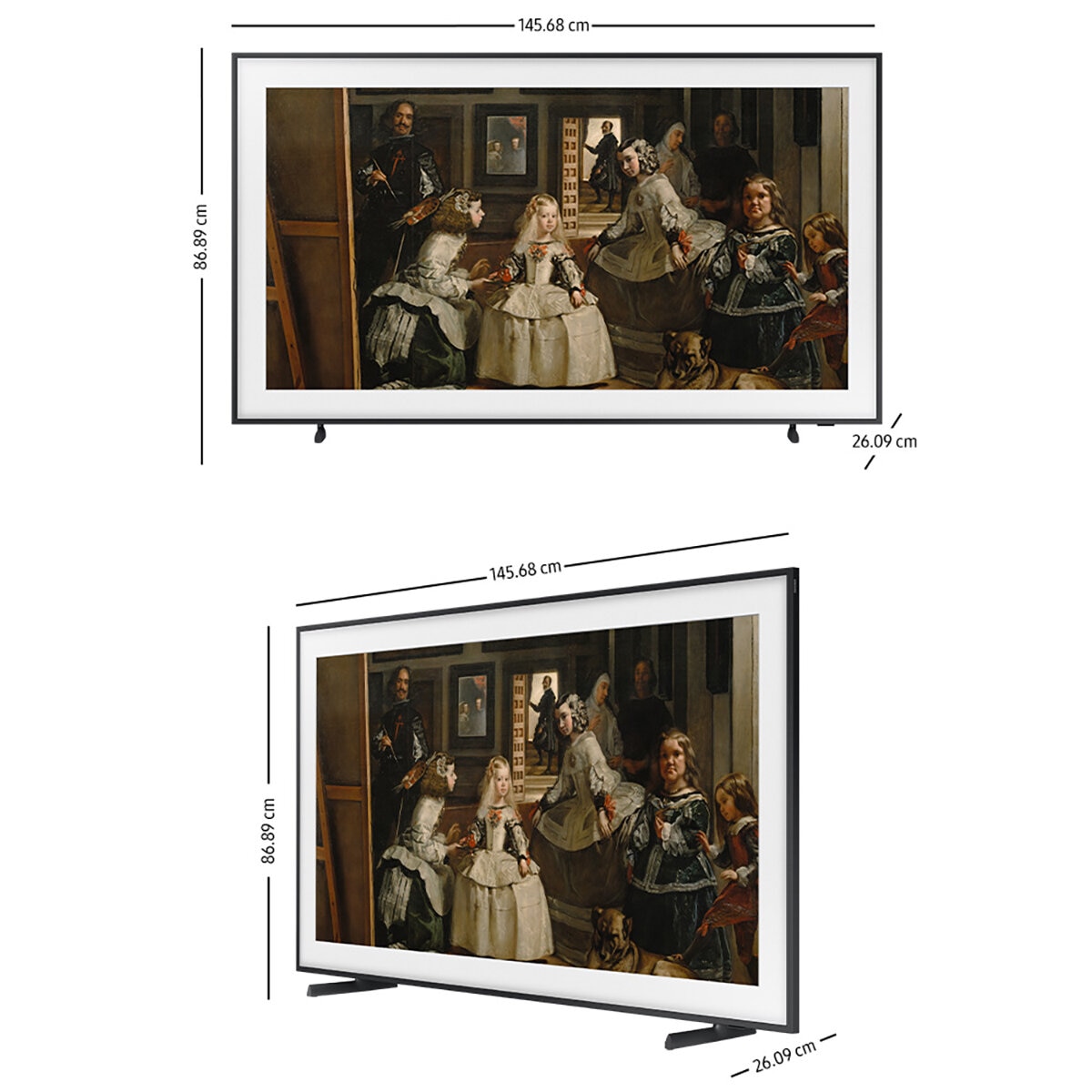 Samsung Pantalla 65" QLED The Frame 4K Smart TV + Marco