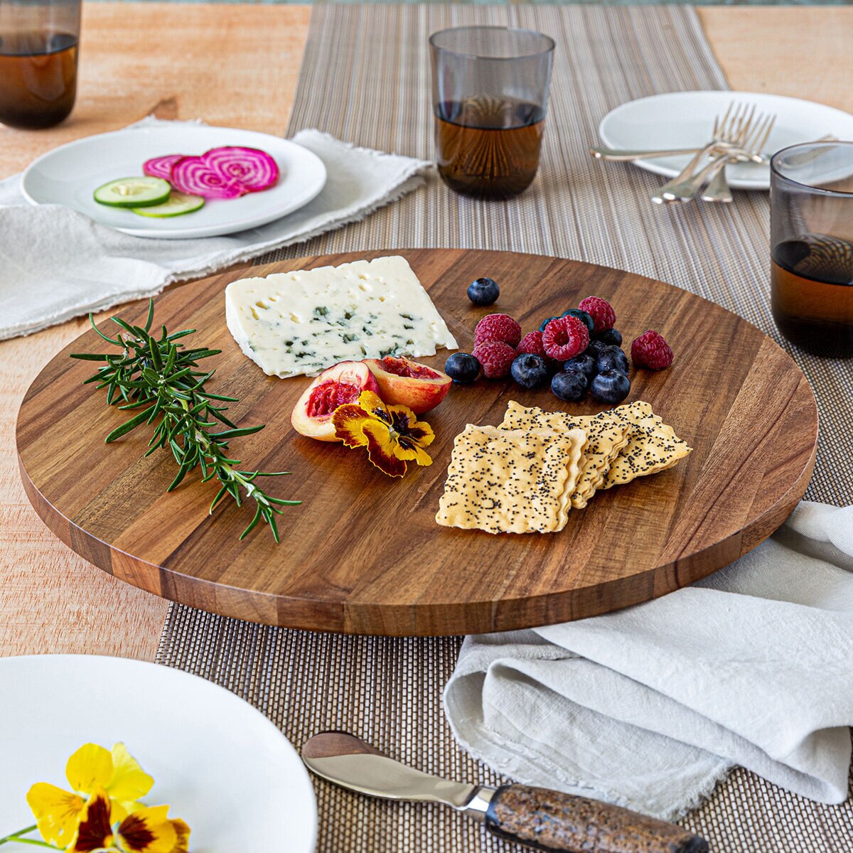 Over & Back Lazy Susan de Madera de Acacia 46 cm Over & Back Lazy Susan de Madera de Acacia 46 cm