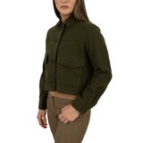 Nine West Abrigo Corto para Dama Verde Extra Grande