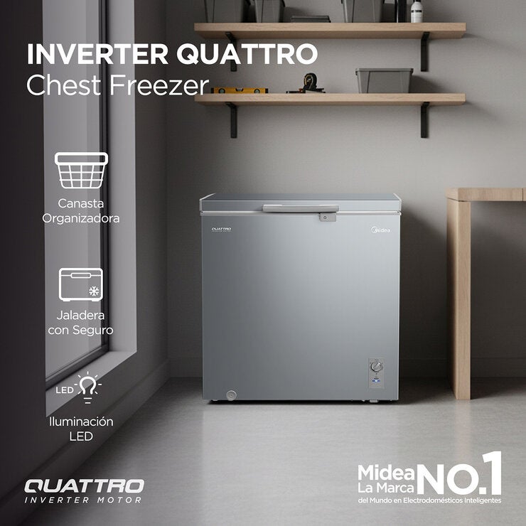 Midea Congelador Horizontal 7' Inverter Midea Congelador Horizontal 7' Inverter