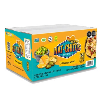 Nat-chitos Totopos de Maíz con Sal 3/1 kg