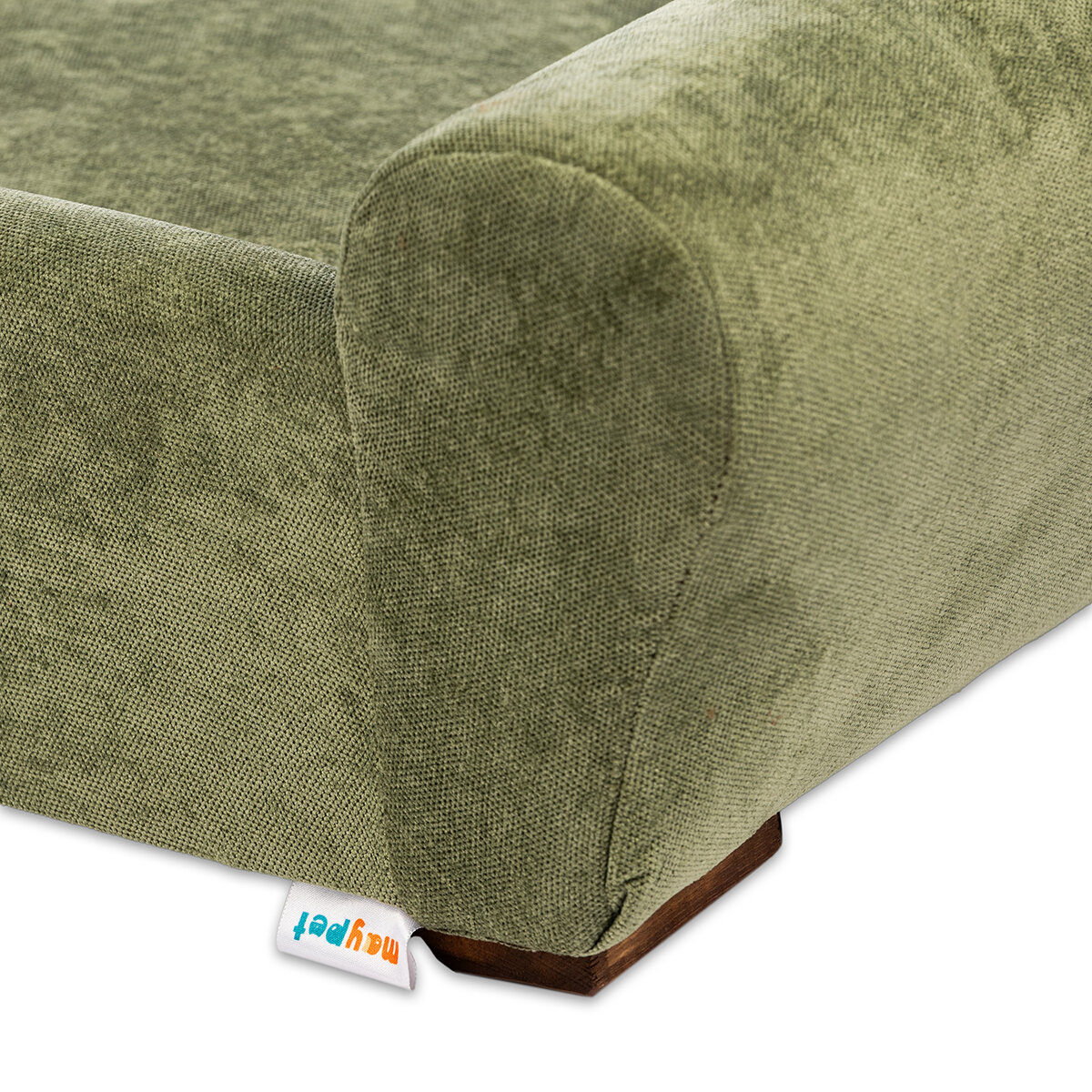 Maypet, Sillón/Cama Tamaño Mediana, Estilo Minimalista para Mascota, Color Verde