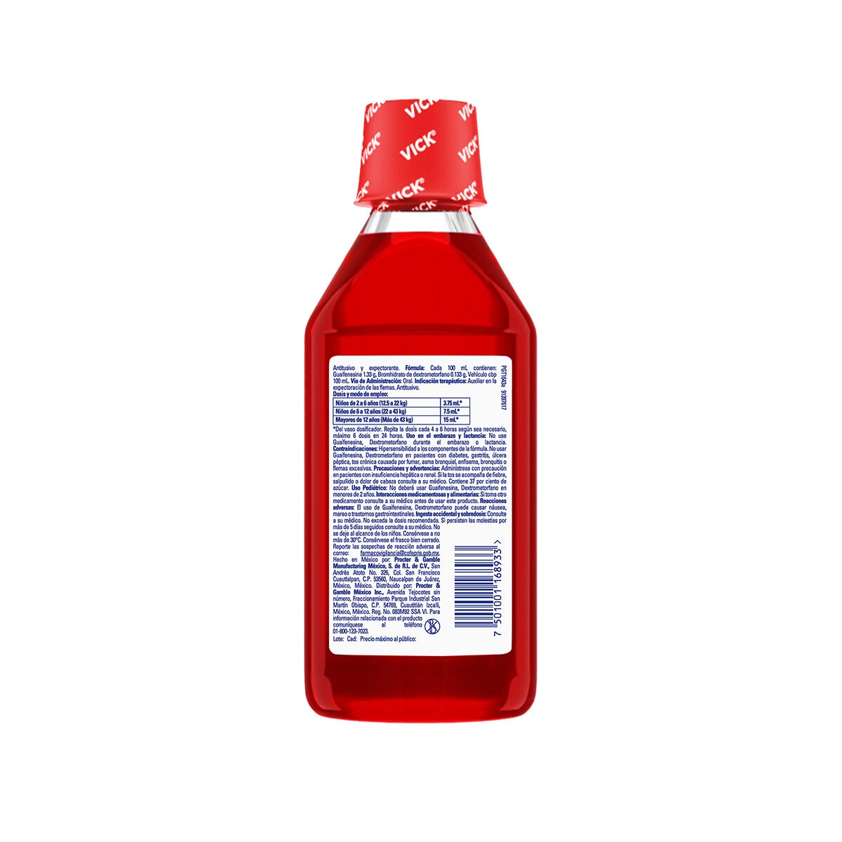 Vick 44 Jarabe Sabor Cereza Frasco 240ml