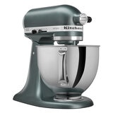 KitchenAid, Batidora Artisan Verde, Tazón de acero inoxidable pulido con asa, 4.7 L,