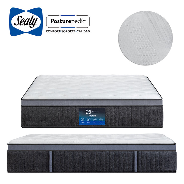 Sealy, Aspen, Colchón Queen Size Sealy, Aspen, Colchón Queen Size