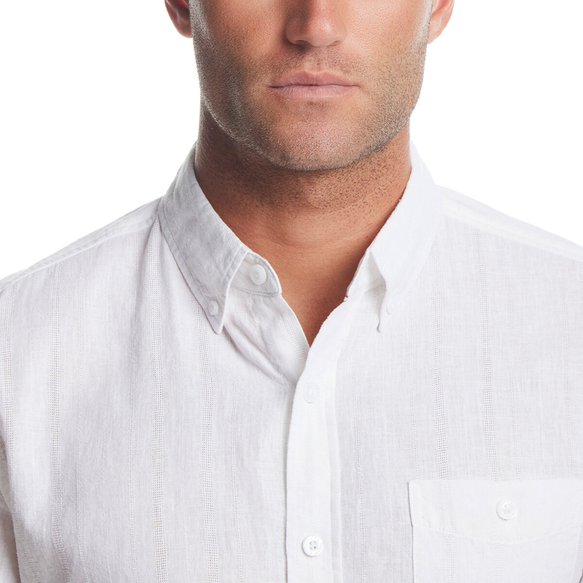 Weatherproof Vintage Camisa para Caballero Blanco Chica