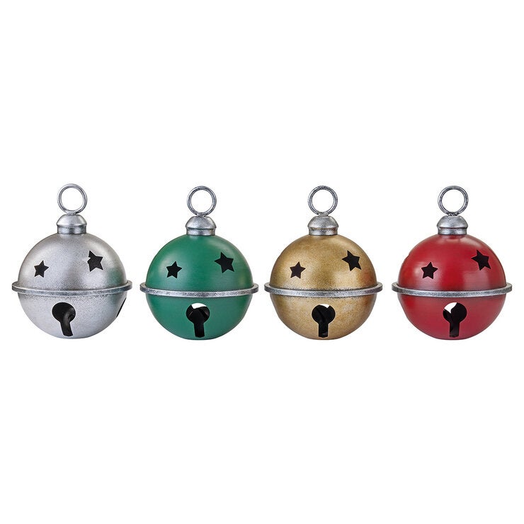Cascabeles Metálicos Decorativos, Juego de 4 Pzas. Cascabeles Metálicos Decorativos, Juego de 4 Pzas.