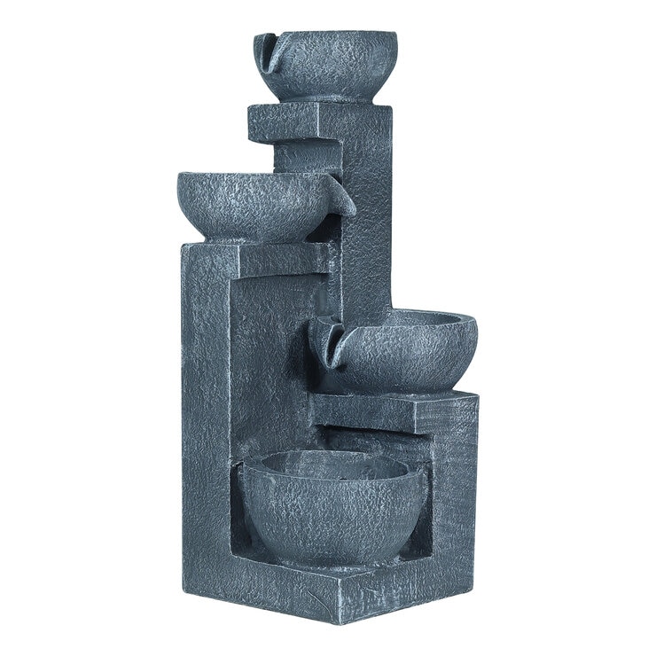 Green Market, Fuente de Agua con Cuencos de Resina