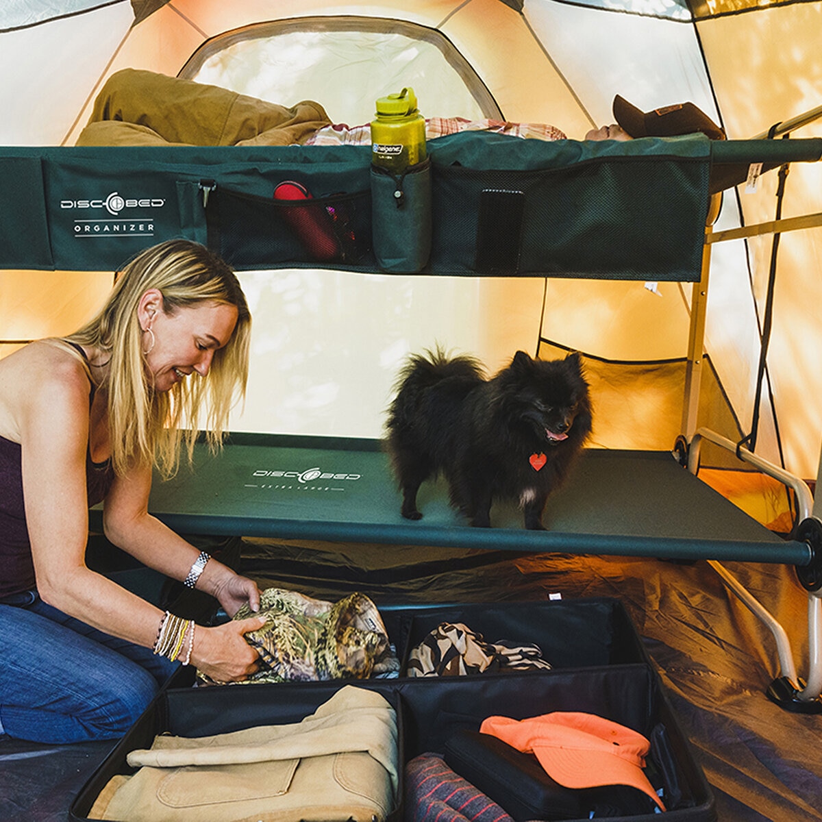 Discobed Catre y Litera para Acampar XL