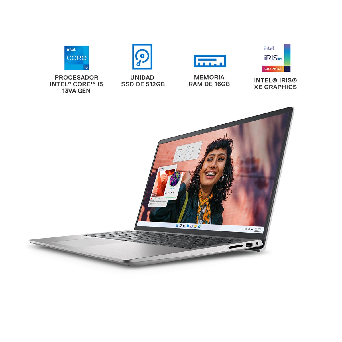 DELL Inspiron 3530 Laptop 15.6" Full HD Intel Core i5 16GB 512GB SSD