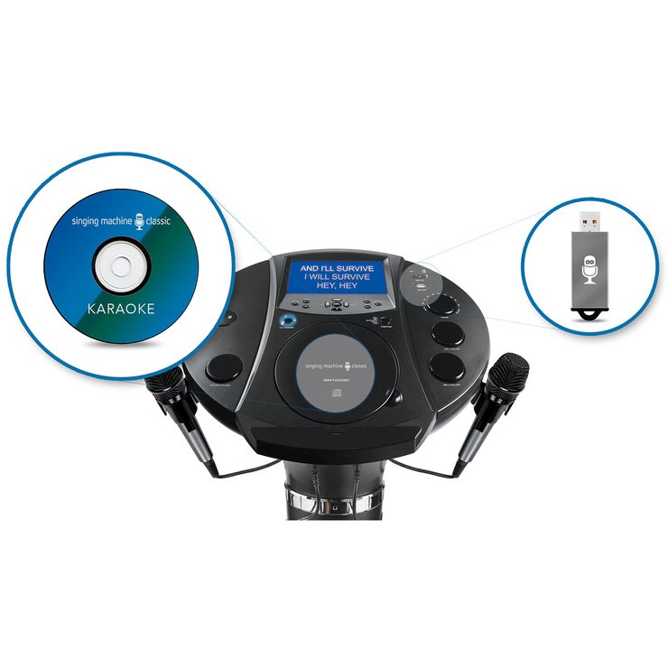 Singing Machine Bluetooth Sistema de Karaoke Costco México