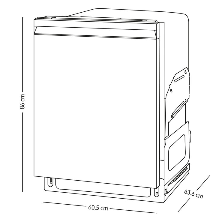 Samsung Lavavajillas 60cm 15 Servicios de Empotre