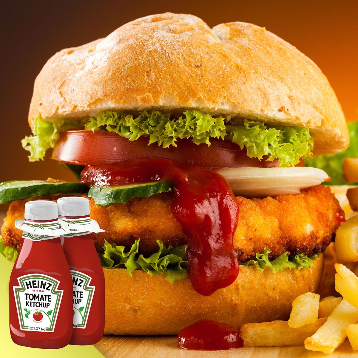 Heinz Ketchup 2 pzas de 1.07 kg