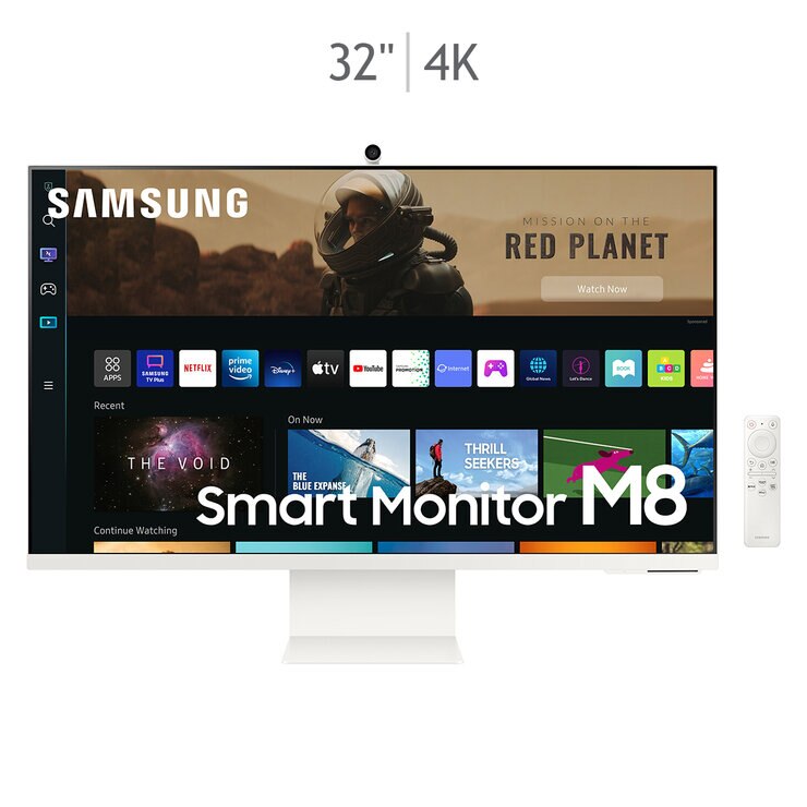 Samsung Smart Monitor M8 32" 4K con Camara Integrada