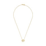 Collar con Dije de Nudo, Oro Amarillo 14K