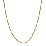Collar, Oro Amarillo de 14kt, 55.88cm