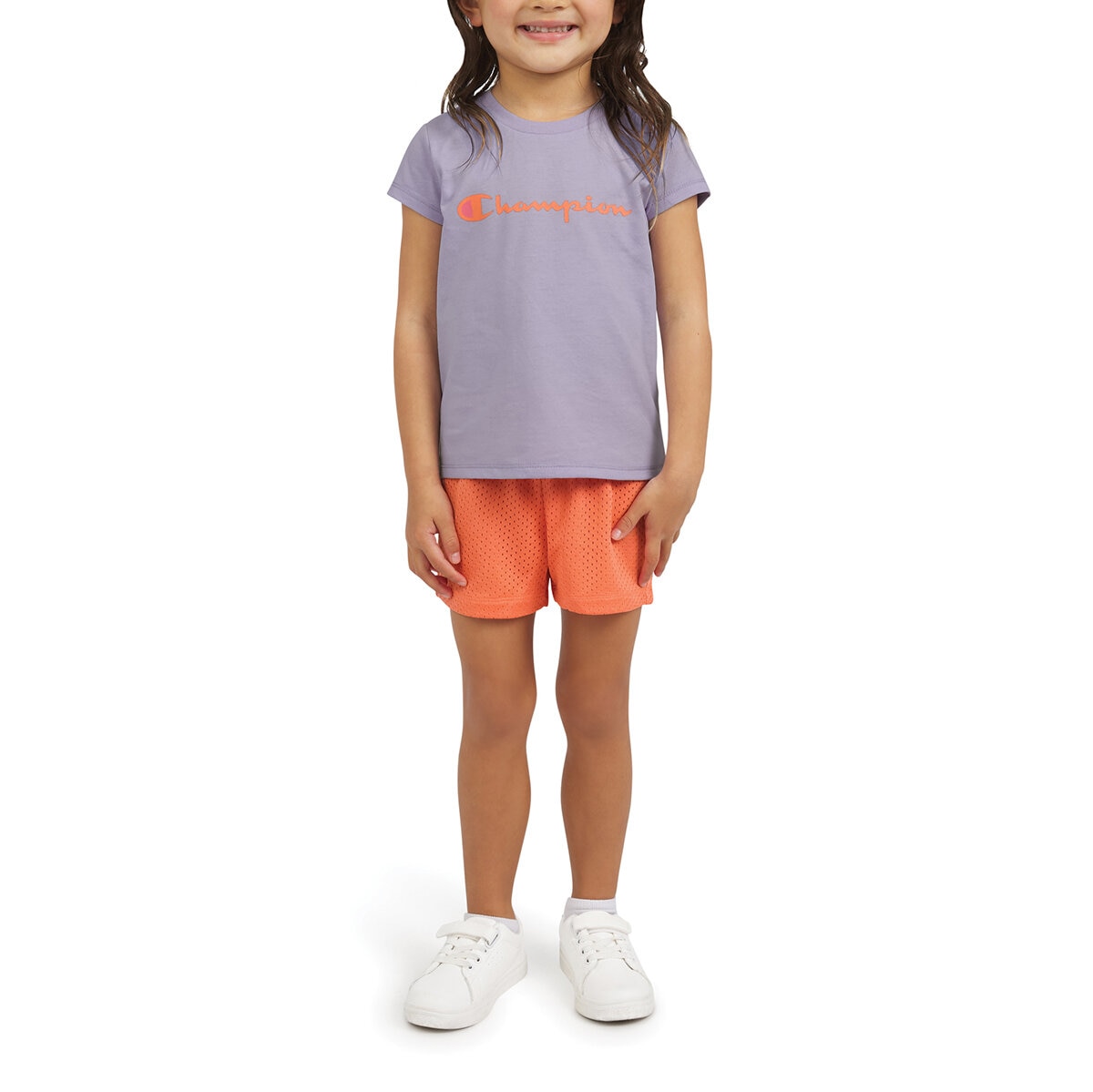 Champion Conjunto de 4 piezas para Niños y Niñas Rosa / Morado 6 Años