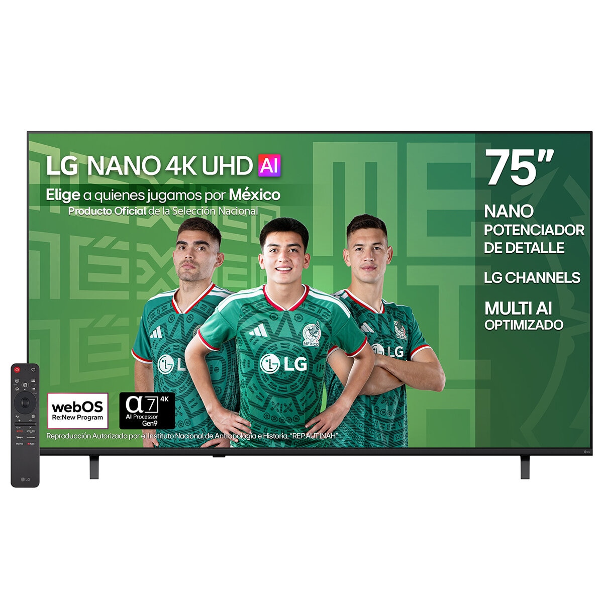 LG Pantalla 75" Nano UHD 4K Smart TV LG Pantalla 75" Nano UHD 4K Smart TV