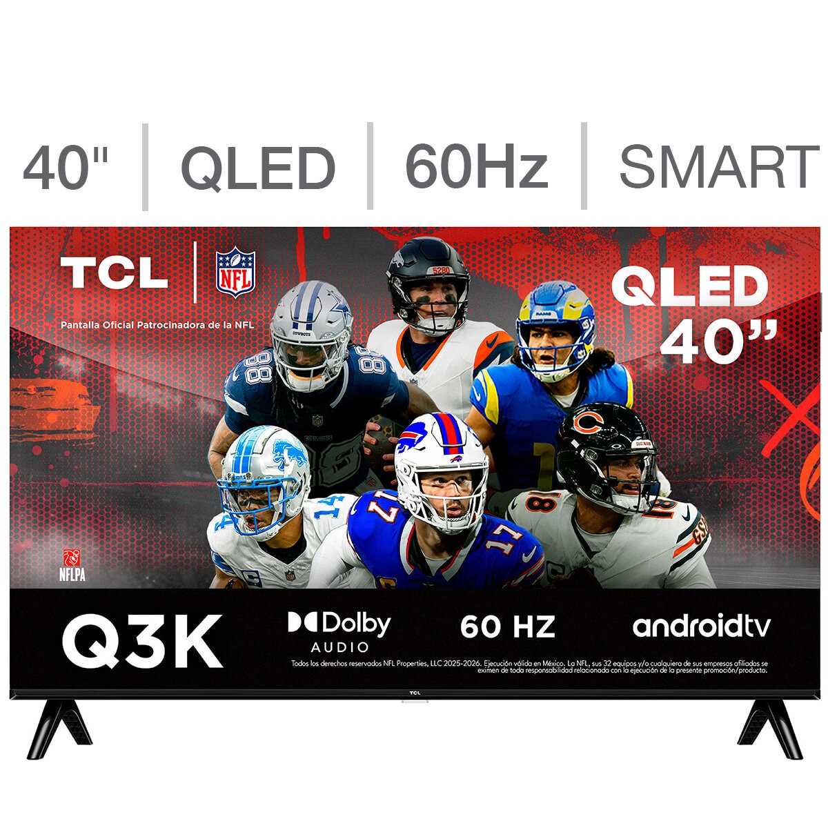 TCL Pantalla 40" QLED FHD Android TV