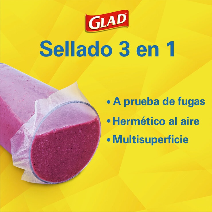 Glad Press'n Seal Plástico Adherente 3 pzas