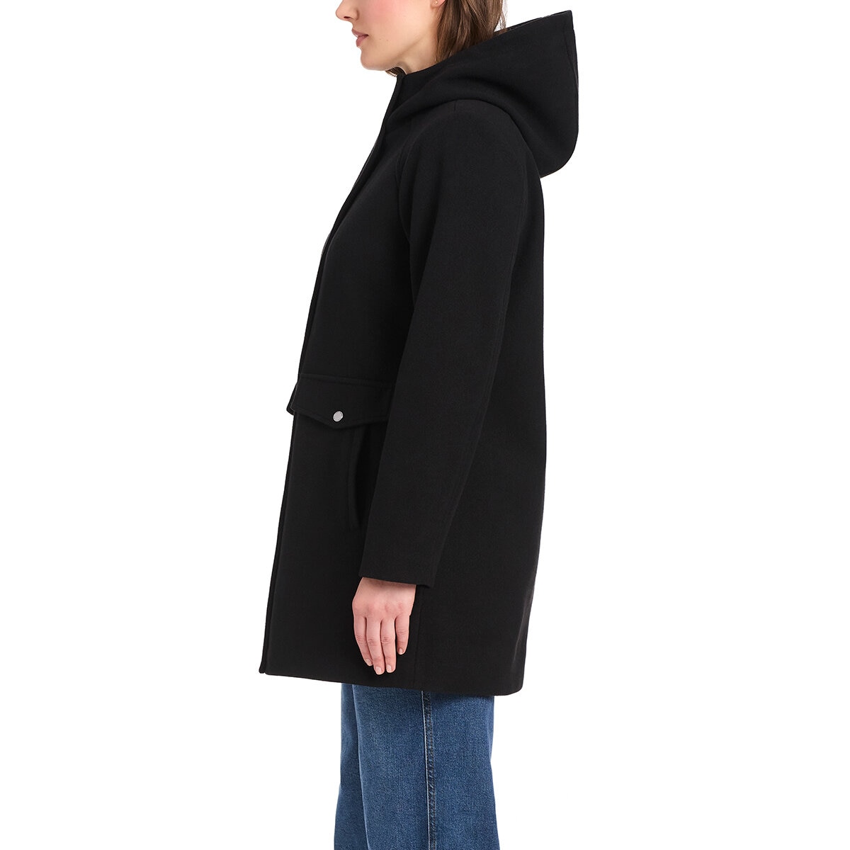 Vince Camuto Abrigo para Dama Negro Mediana