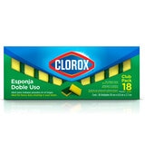 Clorox Esponjas Doble Uso 18 pzas