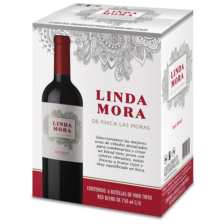 Vino Tinto Linda Mora Red Blend 6/750ml
