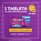 Allegra Tabletas 180mg 2 Cajas de 10 Tabletas c/u