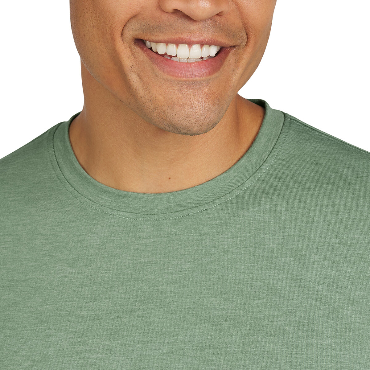 Lands’ End Playera para Caballero Verde Grande