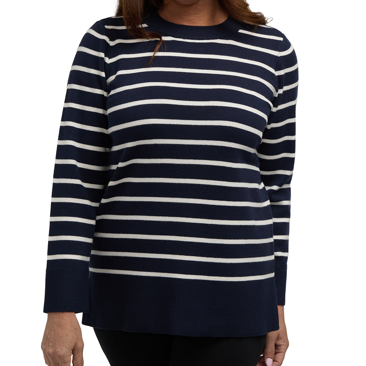 Teddi Rose Suéter para Dama Azul Grande