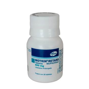 Motrin-Retard 800mg, 30 Tabletas 