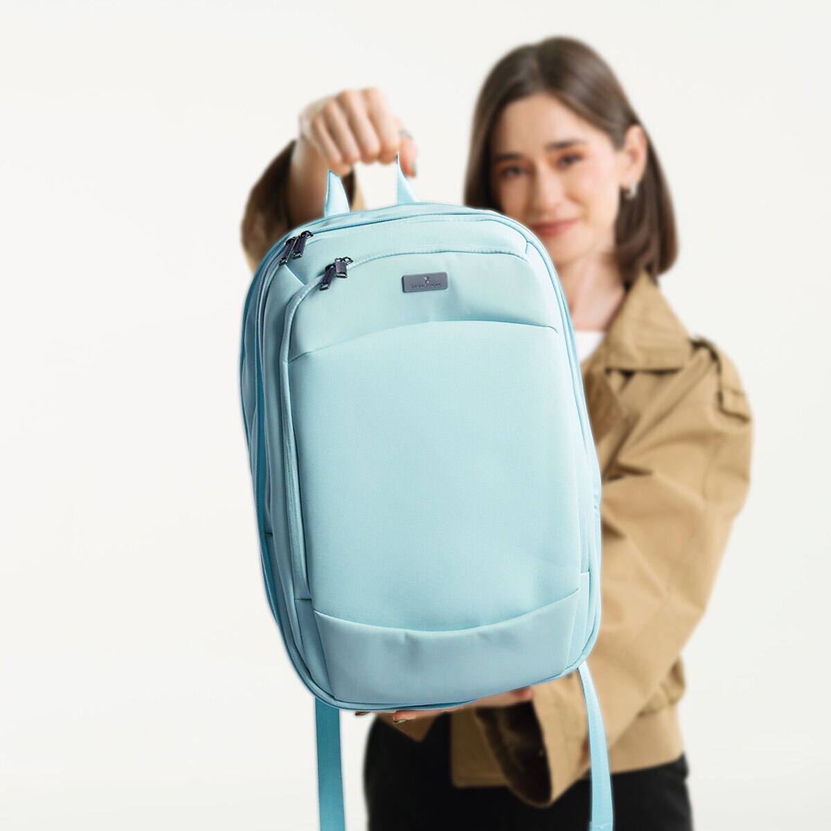 Perfect Choice Mochila para Laptop Expandible Obsidia Azul