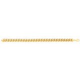 Pulsera para Caballero, Oro Amarillo de 14K, 21.59cm