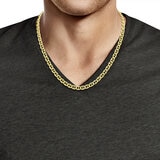 Cadena para Caballero, Oro Amarillo 14K, 50.80cm