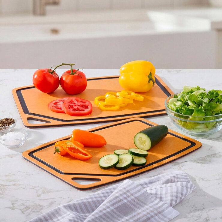 Sabatier, Juego de 2 Tablas para Cortar de Fibra de Madera