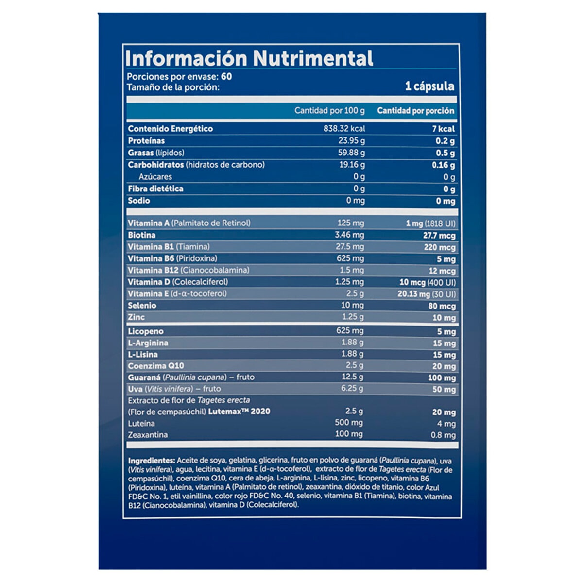 Evervital Men Vitaminas y Minerales 60 Cápsulas